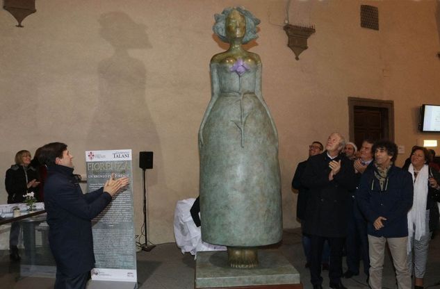 In Palazzo Vecchio ecco Fiorenza, la statua di Talani dedicata alla città