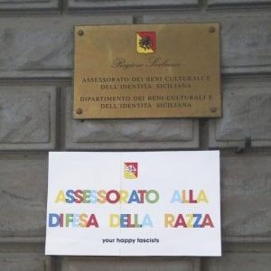 Palermo, l'assessorato ai Beni culturali diventa "Assessorato alla difesa della razza". Per scherzo