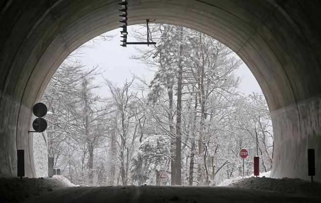 Neve, colpito l'entroterra genovese
