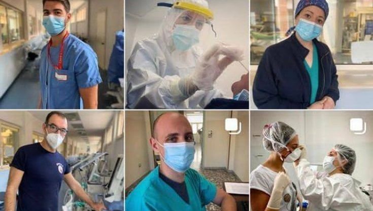 Dodici ore in corsia o nozze rinviate: il diario su Instagram di medici e infermieri del Policlinico di Bari