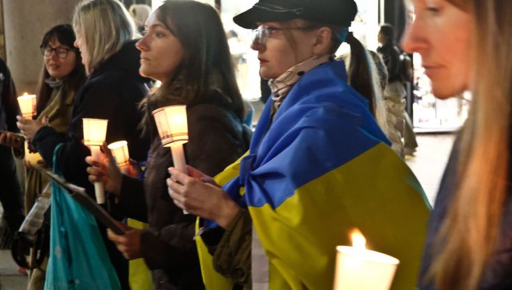 Genova, manifestazione per la pace in Ucraina