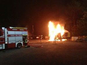 No Tav, attentato incendiario <br />a Bussoleno e due arresti