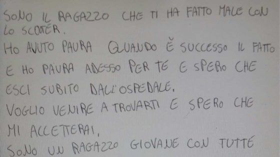 "Ti ho investito e non mi sono fermato: scusami, noi ragazzi siamo pieni di paure"