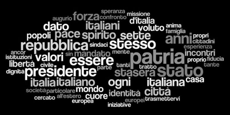 Napolitano, le parole chiave nei messaggi di fine anno