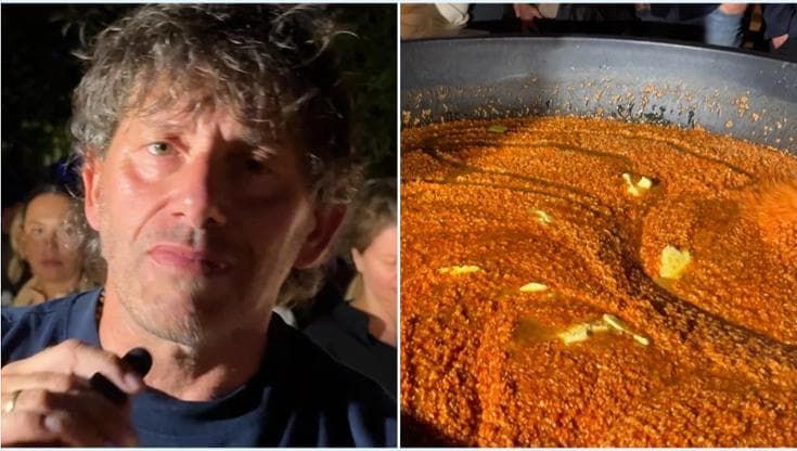 Cesare Battisti e il risotto alla puttanesca per 600 persone: la sfida sul Lago Maggiore