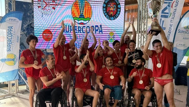 Pallanuoto Paralimpica, Supercoppa Italiana AUBAY: la Rari Nantes Florentia scrive la storia