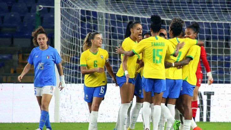 Nazionale donne, Italia-Brasile 0-1: Adriana punisce le azzurre
