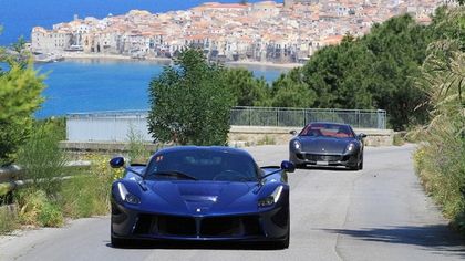 Ferrari, scatti d'autore alla Mille Miglia e alla Targa Florio