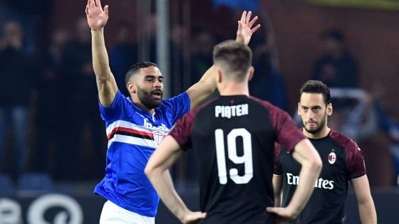 Sampdoria-Milan 1-0: decide Defrel su papera di Donnarumma