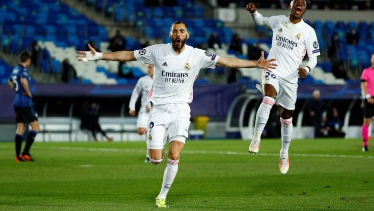 Real Madrid-Atalanta 3-1: Benzema, Ramos e Asensio spengono il sogno nerazzurro