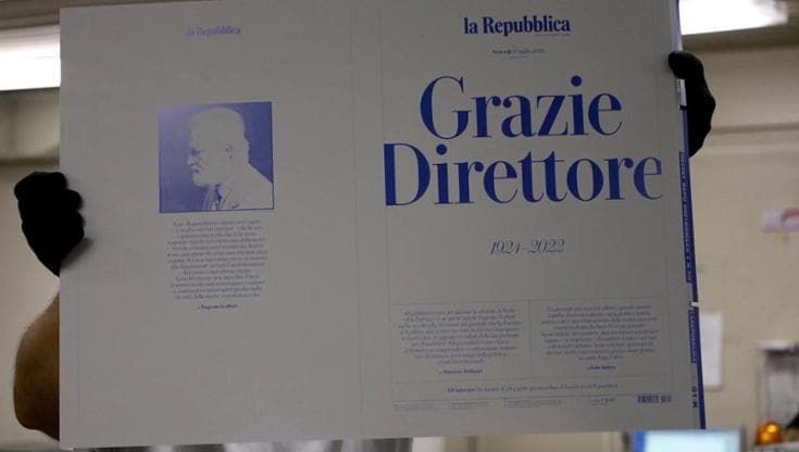 Scalfari, così nasce la Repubblica dedicata alla scomparsa del suo fondatore