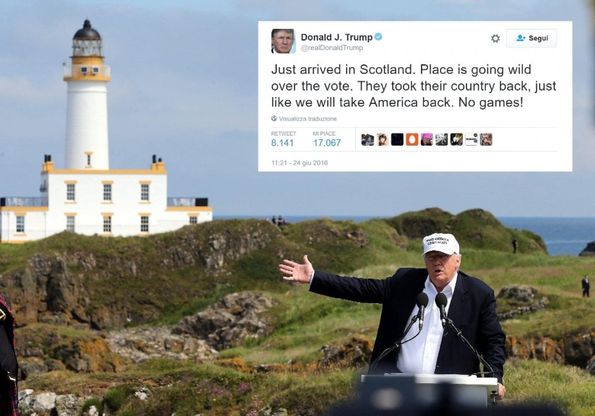 Brexit, Trump in Scozia esulta per l'uscita dall'Ue. La gaffe fa infuriare i cittadini scozzesi