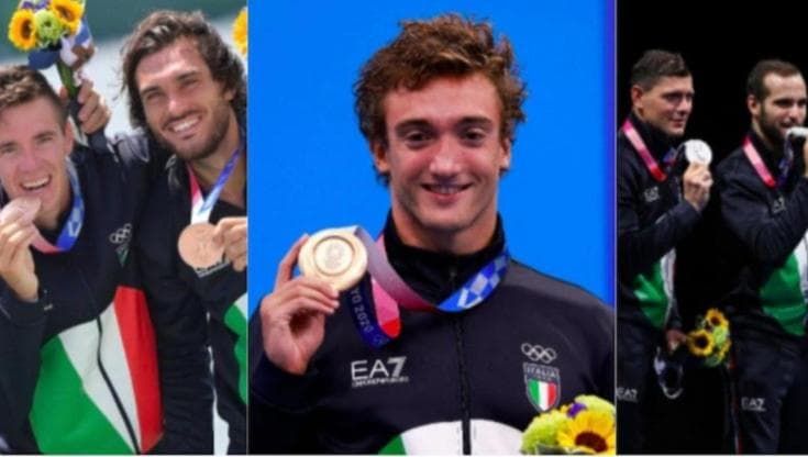 Le medaglie azzurre diventano 15: un argento dalla scherma e  bronzi da canottaggio e nuoto