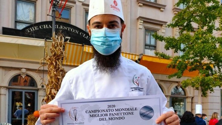 Roma, Daniele, pasticciere di Torre Angela, conquista il podio del panettone più buono del mondo