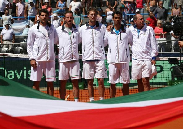Tennis, Davis: Fognini tiene in corsa l'Italia