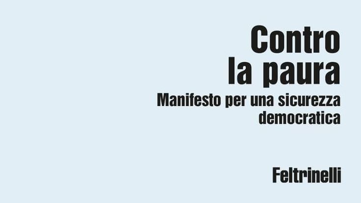 “Contro la paura”, il libro di Carlo Bonini e Franco Gabrielli in Fondazione Feltrinelli