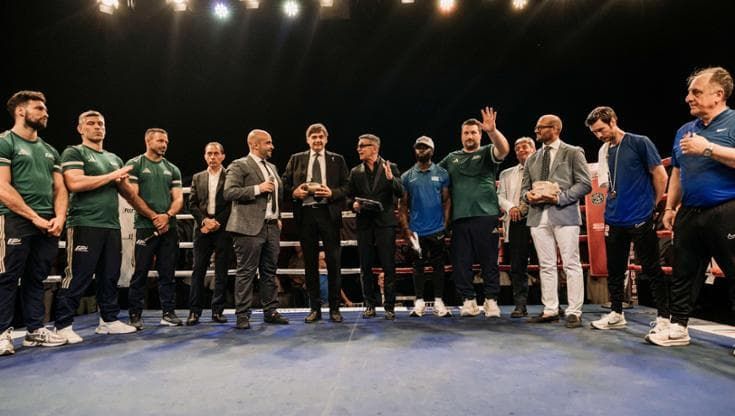 Italia-Usa 4-4, successo della Capri Boxing Night
