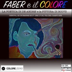 I testi di Faber prendono forma e colore in via del Campo