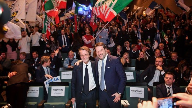 Regionali Lombardia, la Lega con Fontana per l'ultima chiamata contro l'astensione