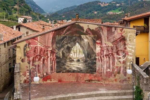 Le opere della street art conquistano la Val Camonica