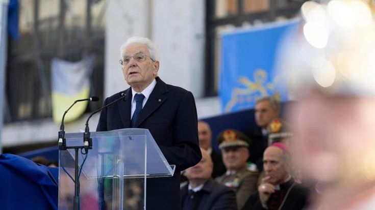 Mattarella a Cassino: “La pace un dovere, siamo al limite della barbarie. L'Italia ripudia la guerra e deve costruire ponti di dialogo”
