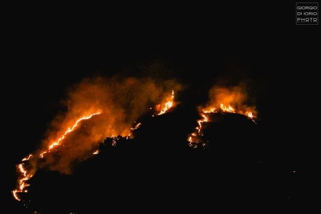 Ischia, incendio nella notte: "Un rogo ciclico, sempre lo stesso piromane"