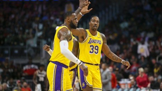 Basket, Nba: volano i Lakers, frena Philadelphia e crisi New Orleans