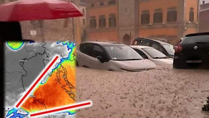 Maltempo, allerta meteo per violenti temporali e forti raffiche di vento in 13 regioni