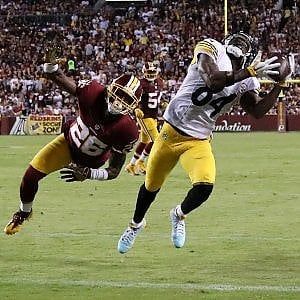 Nfl, spettacolo Pittsburgh a Washington. Niners facile sui Rams