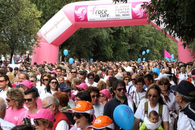 "Race for the cure" a Roma<br />Di corsa conto i tumori al seno
