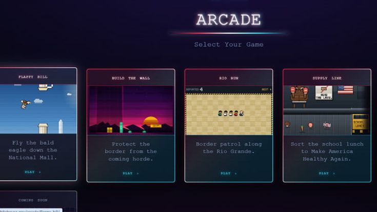 "Insegui i migranti” o “Costruisci il muro al confine”: da Tetris a Snake, i giochi diventano Maga
