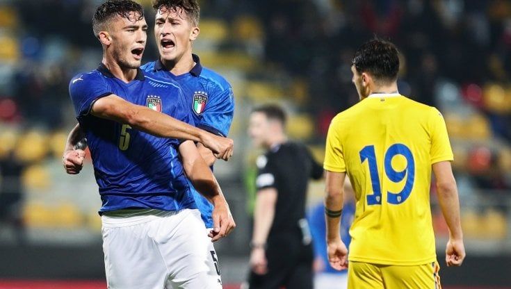 Under 21, Canestrelli si traveste da attaccante: tripletta, Italia batte Romania 4-2