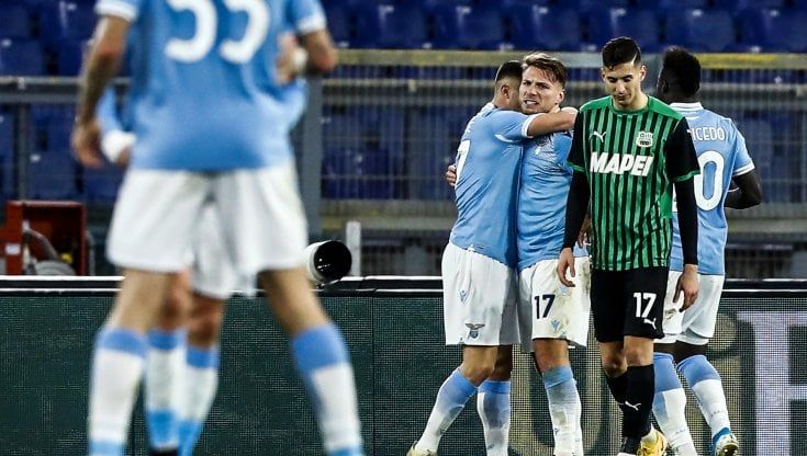 Lazio-Sassuolo 2-1: Milinkovic e Immobile firmano la rimonta biancoceleste