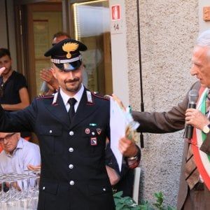 Il maresciallo Damiano Novetti lascia Berceto, il caloroso saluto del paese
