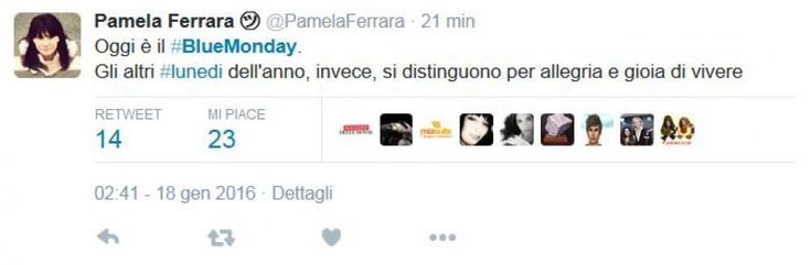 "Blue Monday non mi fai paura": su Twitter si celebra il giorno più triste dell'anno