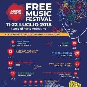 Forte Ardeatino, torna ArdeForte-Free music festival