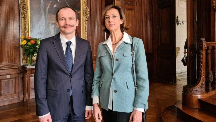 Cartabia all'Aja incontra il ministro ucraino Maliuska: "Non può esserci impunità per i crimini internazionali fondamentali"