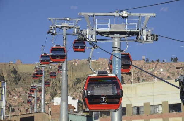 La Paz. Al via la teleferica dei record