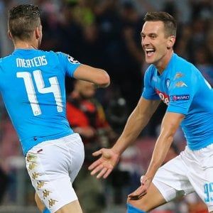 Napoli, De Laurentiis esalta Milik: ''Diventerà forte come Higuain''