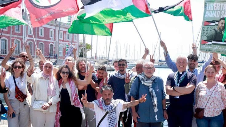 Napoli arriva la Flotilla, tappa dei 100 porti per Gaza