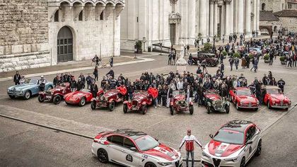 Alfa Romeo show alla 1000 Miglia