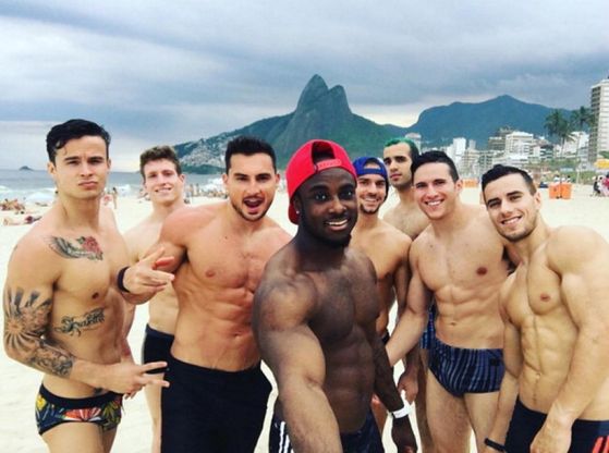 Rio 2016, l'allenamento dei ginnasti Usa è social