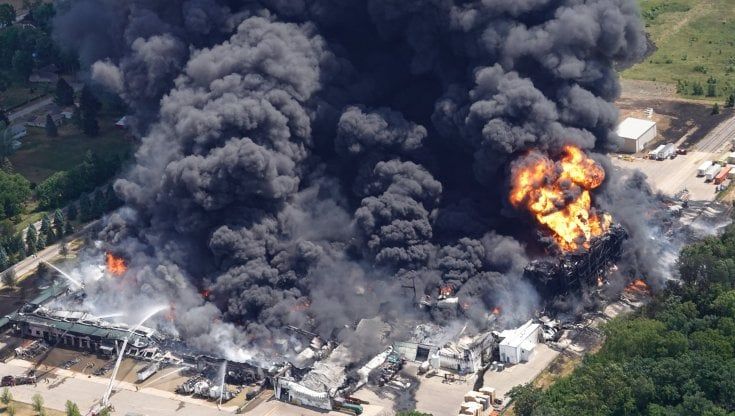 Usa, espolosione in uno stabilimento chimico dell'Illinois: evacuata cittadina di Rockton