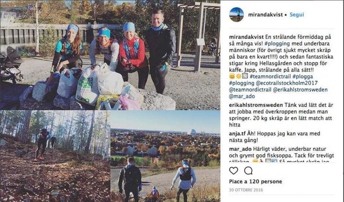 Plogging, in Svezia corri raccogliendo la spazzatura