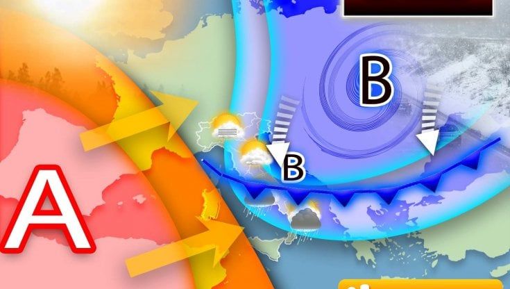 Previsioni meteo, raid artico fino a martedì: irrompono venti forti, temporali e anche la neve