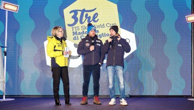 La coppia Bertagnolli-Ravelli nella storia dopo aver sciato alla mitica 3Tre