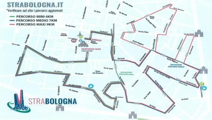 StraBologna, attesi 22mila iscritti: i percorsi e le strade chiuse