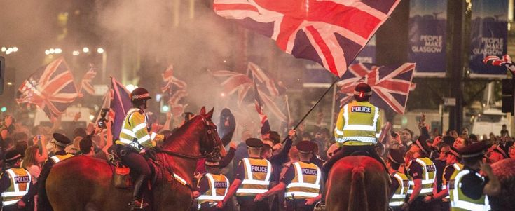 Scozia, scontri a Glasgow nella notte fra indipendentisti e unionisti