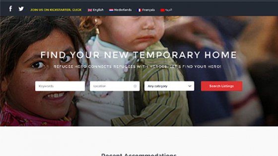  Refugee Hero: arriva dall'OIanda l'Airbnb dei rifugiati