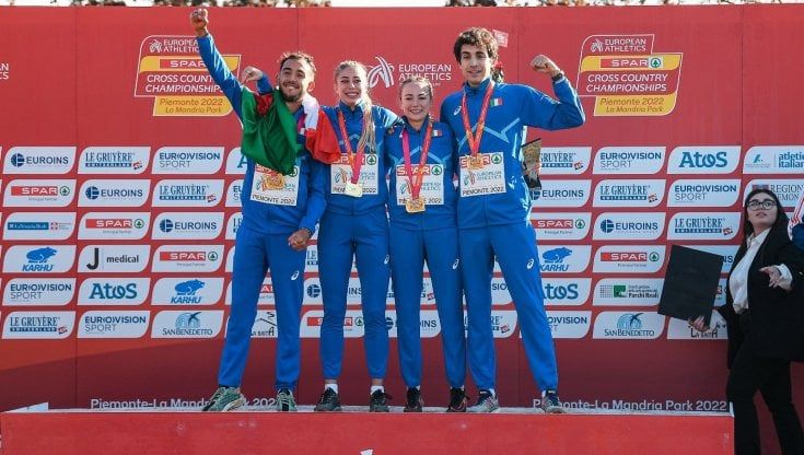 Atletica, Europei cross: Italia d'oro nella staffetta mista a Torino, Nadia Battocletti trionfa nell'U23